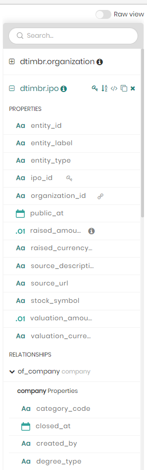 SQL Lab - Metadata panel