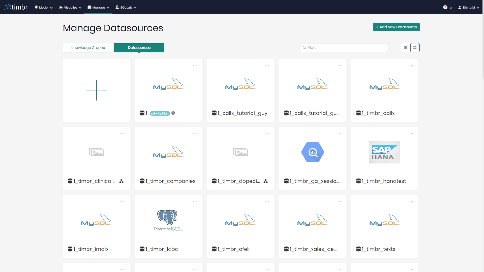 Datasource Manager Preview
